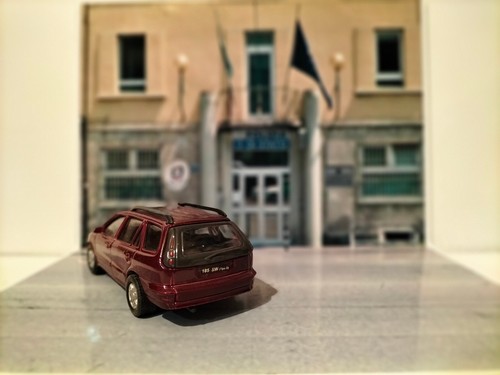 Diorama questura polizia - diorama, in